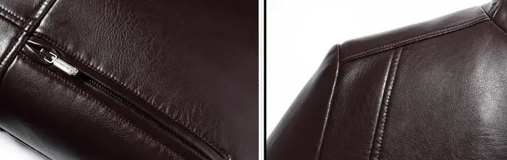 Cuir Mode marron Et La 2019 M En Section De Chaude Vieux Manteau Longue 3xl Nouvelle Dans Vêtements Printemps Moyen Fourrure Hommes D'âge Pu Noir Ok80wnPX