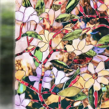 

90*200 Cm Thermal insulation sun blocking Privacy window film,htv heat transfer vinyl static cling decorative glass stickers