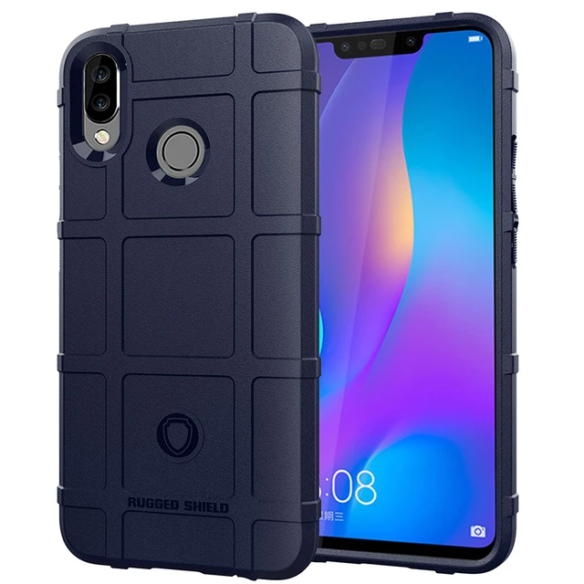 Full Coverage Shockproof Soft Silicone For Huawei Nova 3i Case Armor