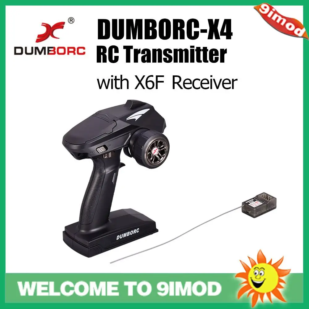 DUMBORC X4 4CH 2 4 ghz RC радиопередатчик и X6F приемник автомобильный пульт дистанционного управления для JJRC Q65 mn 90