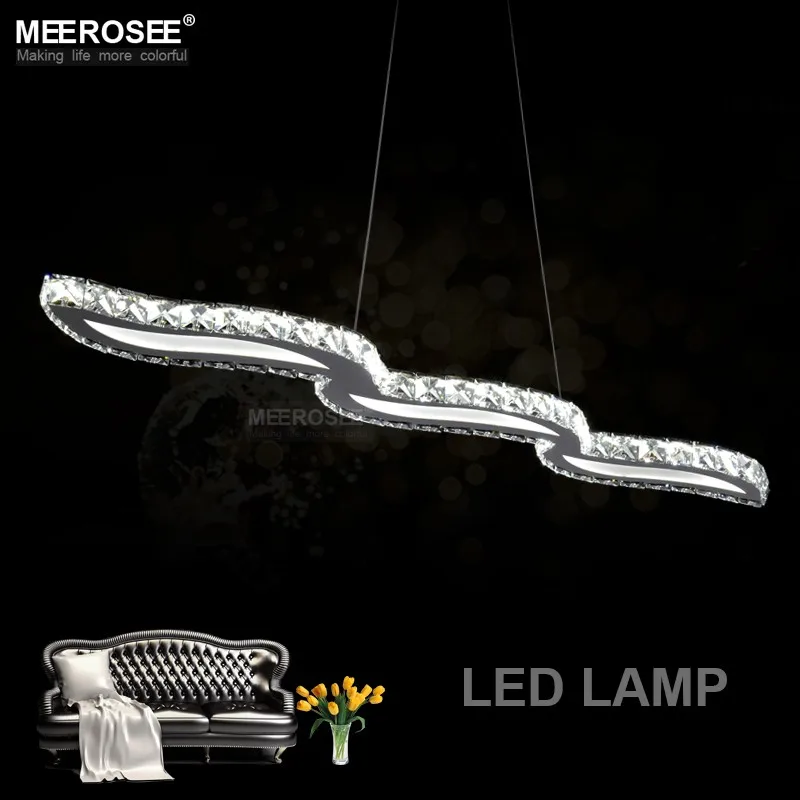 Venda Quente Ondulado Led Lustre Lustre Lustre de Cristal Moderna Led Hanging Lamp/luz/iluminação Fixação para Restaurante 10 lustre moderne
