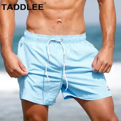Taddlee брендовые сексуальные мужские купальники пляжные шорты для серфинга боксеры шорты купальники мужские быстросохнущие пляжные шорты