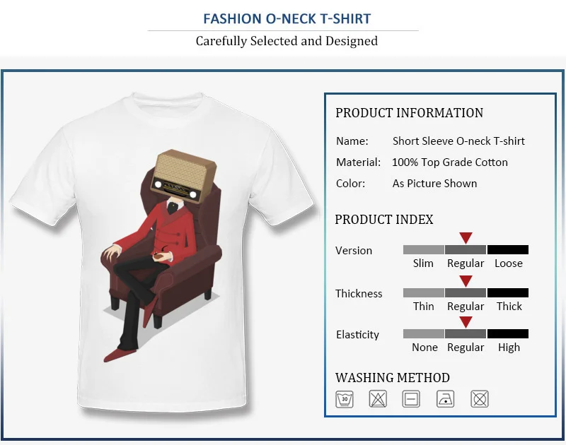 Casual T Shirts Faddish O-Neck Radiohead 100% Cotton Men Tops & Tees Summer Short Sleeve Tee-Shirts Wholesale Radiohead