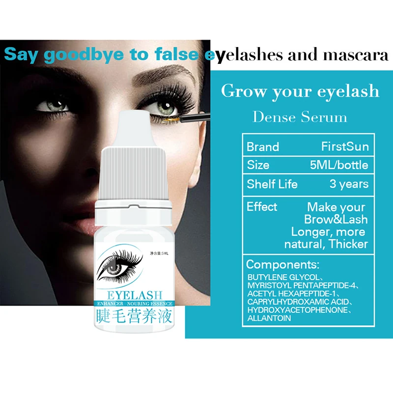 Eyelash Growth Liquid Pure Chinese Medicine Gentle Maintenance Eyelash Nourishment Eyebrow Growth Lash Enhance Treatments TSLM2