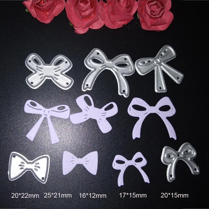 

Cutting Dies New 2019 5pcs Small Butterfly Bow Stamps Dies Scrpabooking Metal Embossing Stencils Craft Paper Card Making Die Cut