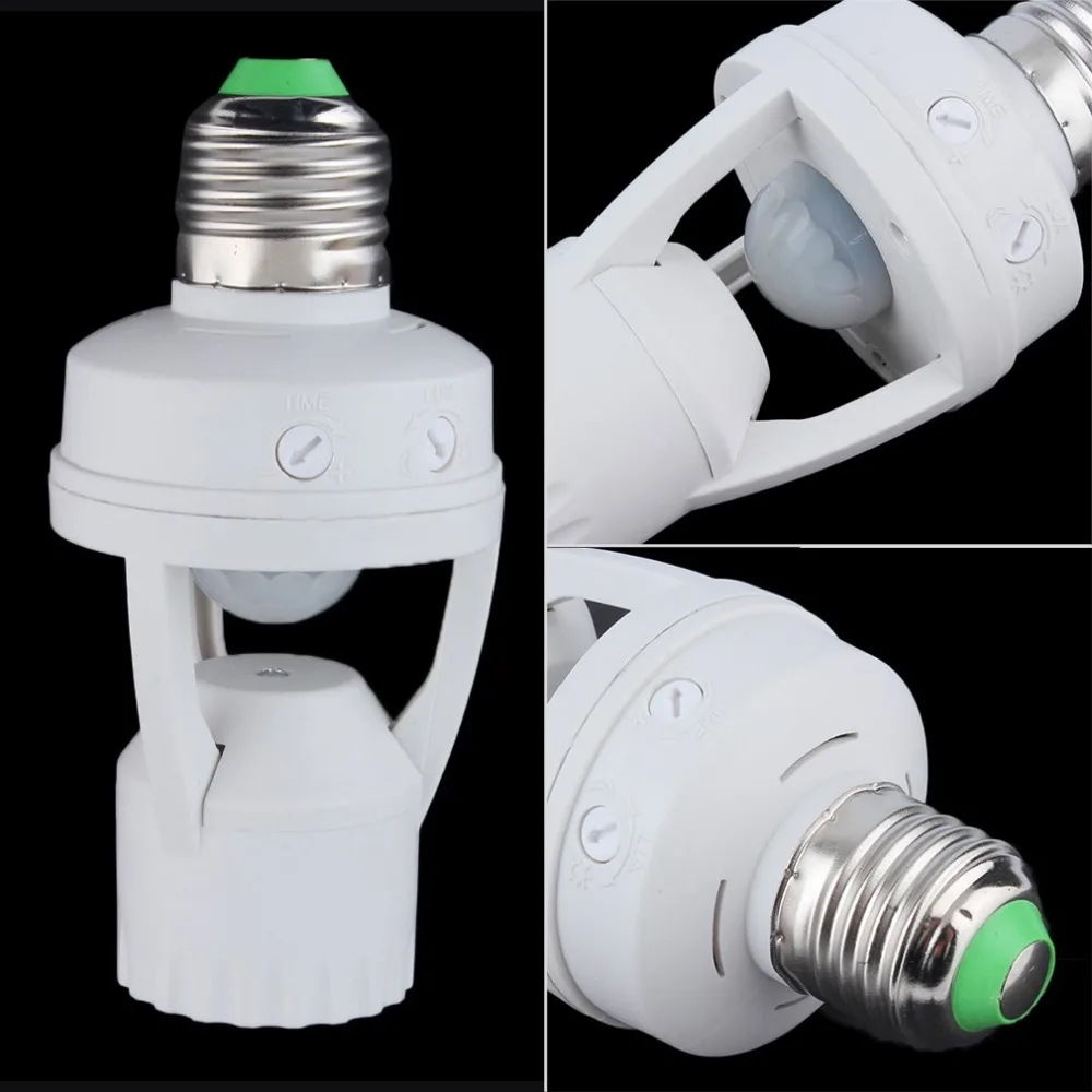 E27 Plug 360 Degree Pir Induction Motion Sensor Infrared E27 Plug 360 Degree Pir Induction Motion Sensor Infrared Detection Light Bulb Socket Switch Base Holder Ac110 220v In Lamp Bases From Lights