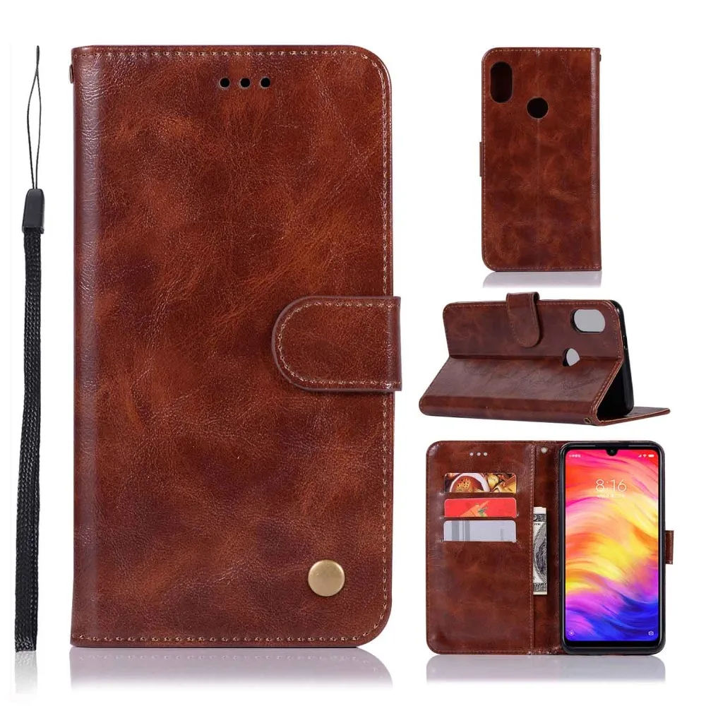 

Magnet Flip Wallet Book Phone Case PU Leather Cover On For Xiaomi Redmi Note 7 6 Pro Note7 7Pro Note6 6Pro 3/4/6 32/64 GB Xiomi