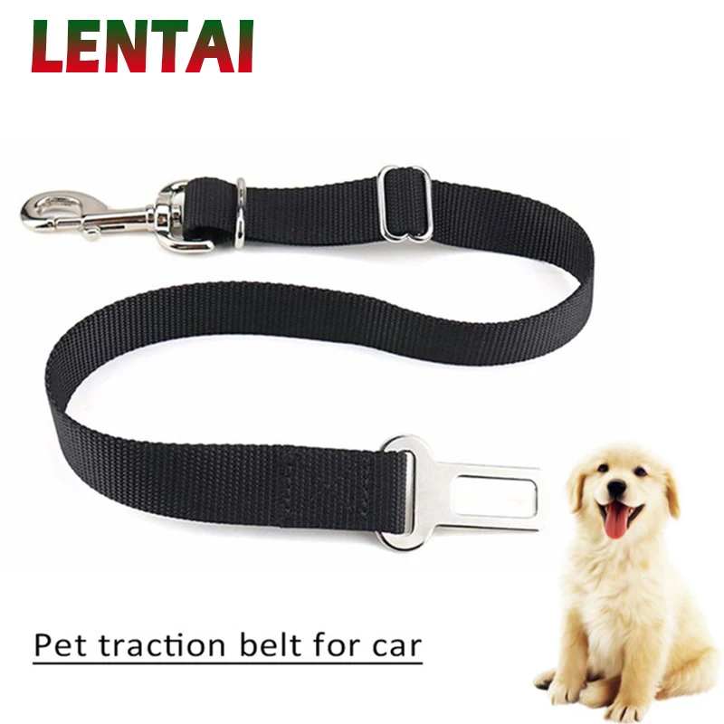

LENTAI 1PC Car Pet Seat Belt Adjustable Safety String for cat dog For Hyundai Solaris I30 creta IX25 Suzuki Swift SX4 Lada Vesta