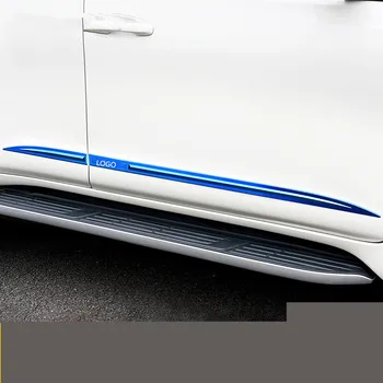 

Exterior Car Skirt Door Base Decorated Mouldings For Toyota Prado 2700 4000 2010 2011 2012 2013 2014 2015 2016 2017 2018 CA054