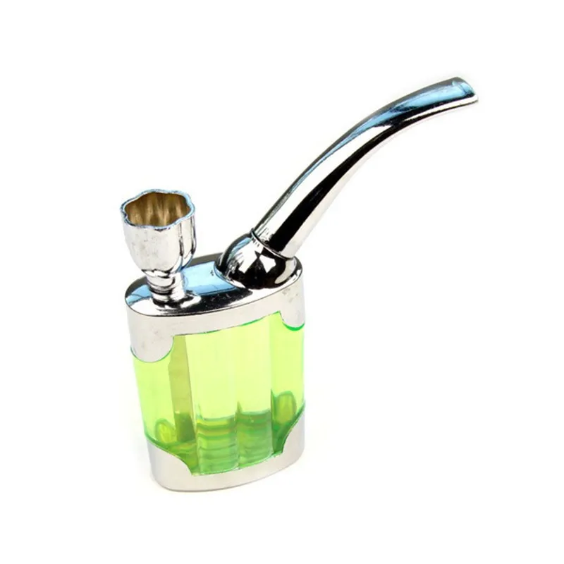 Recycle Cleanable сигаретный фильтр Weed-Pocket размер мини-трубка для воды курение табак, трубка, кальян-фильтр Мода - Цвет: Зеленый