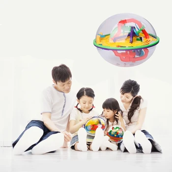 

168 Barriers 3D Magic Intellect Ball Balance Maze Game Puzzle Kids Toy Gift W15