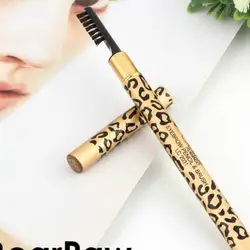 BearPaw 1 шт. Leopard Для женщин карандаш для бровей Водонепроницаемый черный глаз коричневый карандаш с кистью для макияжа Подводка для глаз Eye Liner