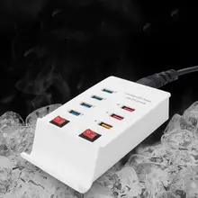 Micro и type-C usb зарядка OTG концентратор разветвитель быстрое зарядное устройство 7 USB Универсальный Телефон Стент, белый многопортовый концентратор разветвитель FS