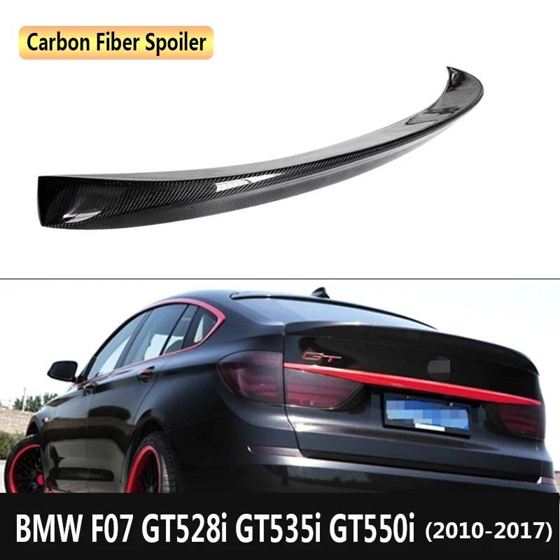 Для BMW F07 GT528i GT535i GT550i 2010 2017 спойлер заднего крыла спойлеры для багажника крыльев из