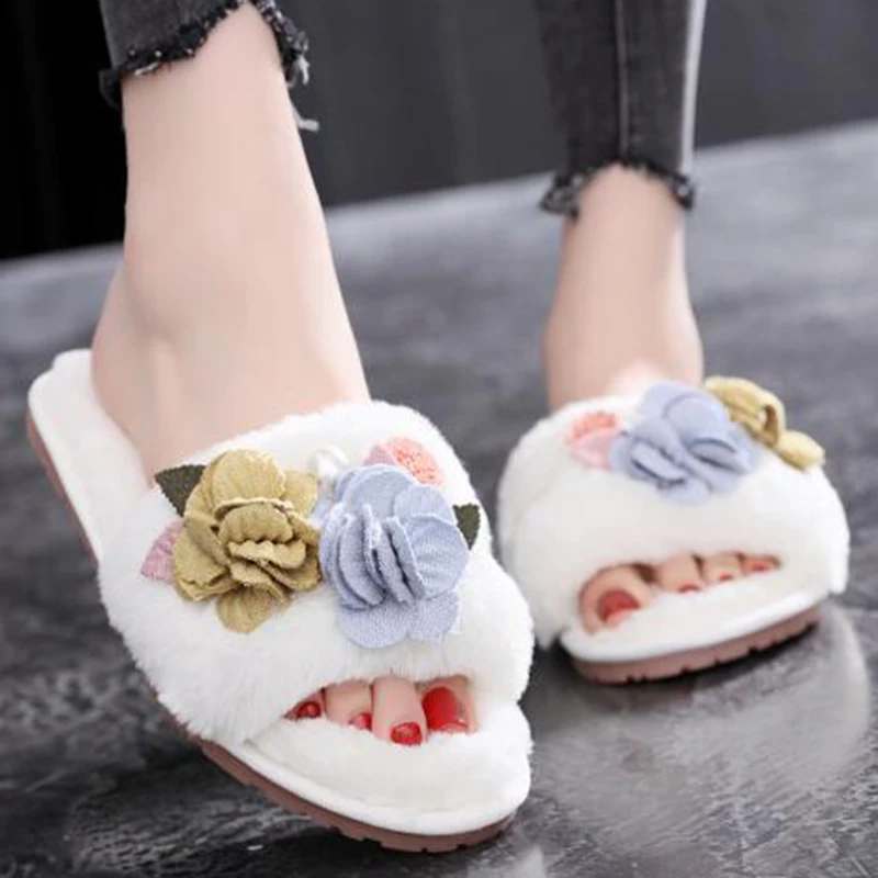 

Winter Home Slippers Woman Shoes Women Soft Indoor Warm Slippers Lady Platform Home Shoes Low Heel Woman Shoes Footwear dd079