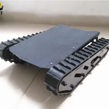 DOIT большая нагрузка T007 робот шасси с резиновыми дорожками для DIY