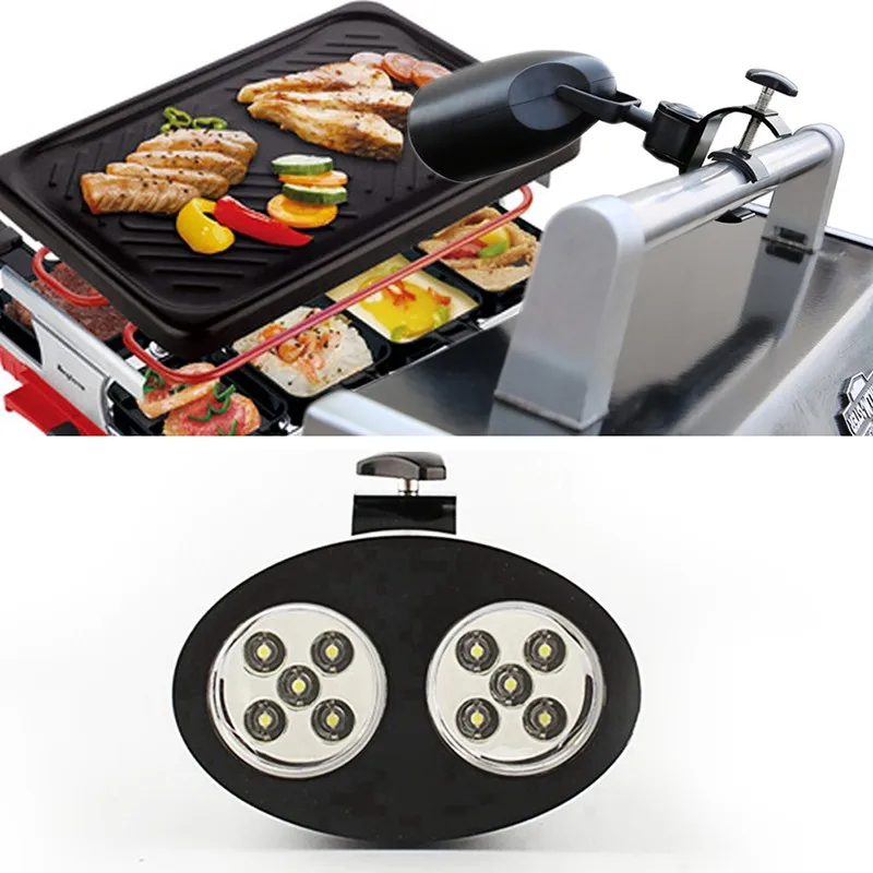 

YAM Bright LED BBQ Grill Light-handle Mount Clip Outdoor Led Light Lamp For Barbeque