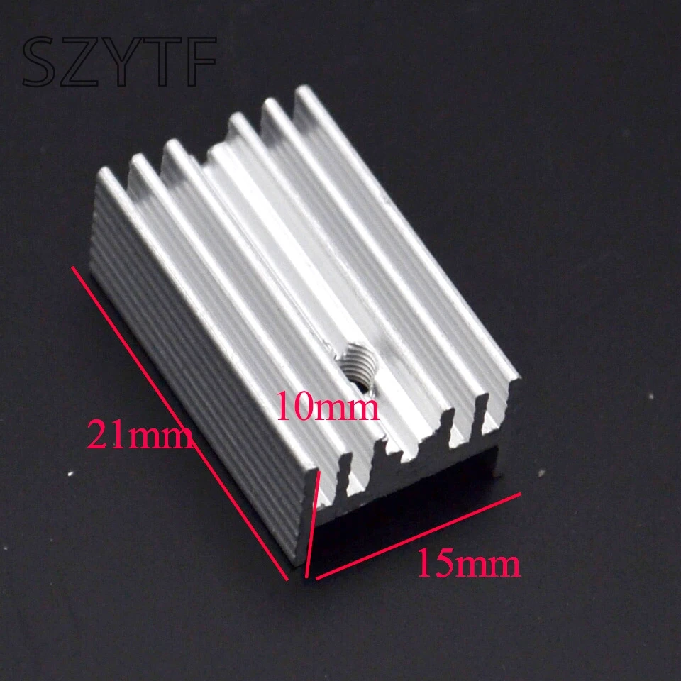 

Heat sink 21*15*10MM (without pin) TO-220 transistor and other special high-quality radiator 10pcs/lot