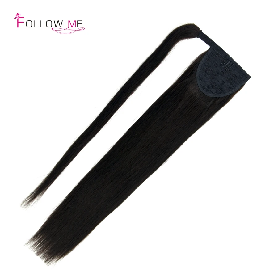1B Clip in Ponytail Human font b Hair b font Extensions Human font b Hair b