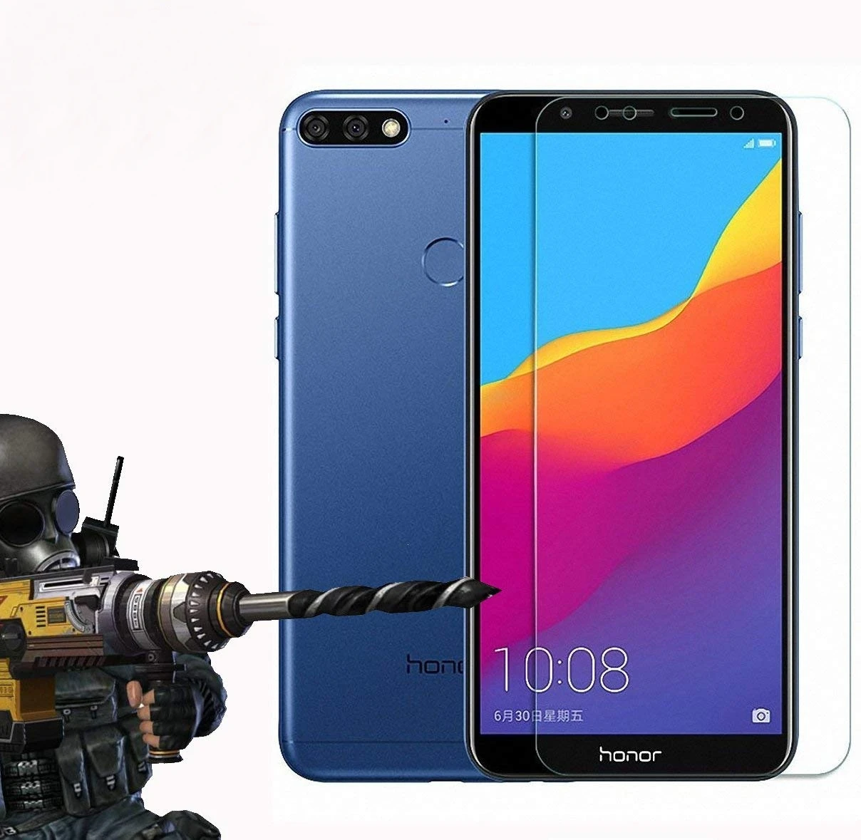 HD 2.5D Премиум Закаленное стекло для Huawei 7C RU версия защита экрана Honor защитная