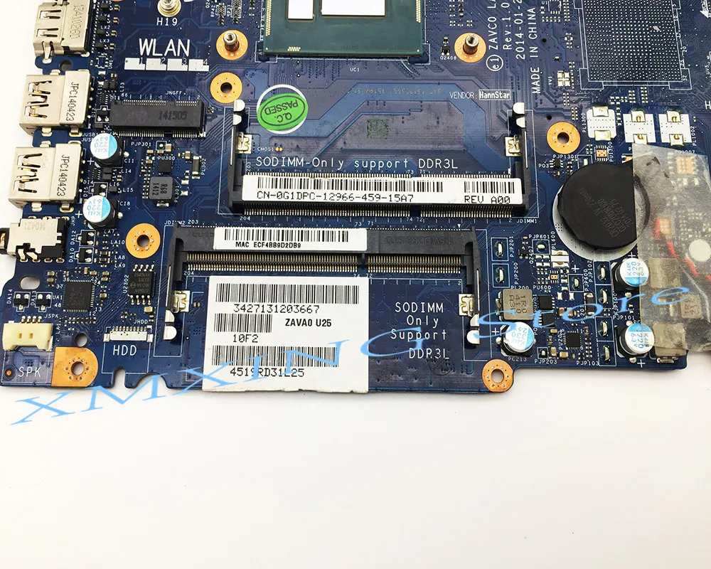 Fulcol для DELL INSPIRON 15 5447 5547 Материнская плата ноутбука I5-4210U Процессор LA-B012P CN-0G1DPC 0G1DPC G1DPC протестированная работа