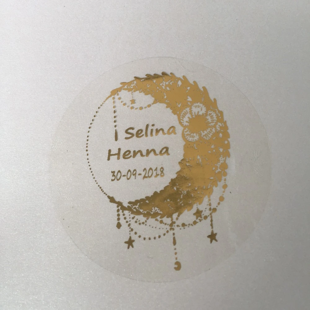 multifunctioneel kopiëren vreugde 60 ct Gepersonaliseerde Henna dag favor stickers custom naam Henna folie  goud geschenken kaars labels|Feest Doe het zelf Decoraties| - AliExpress