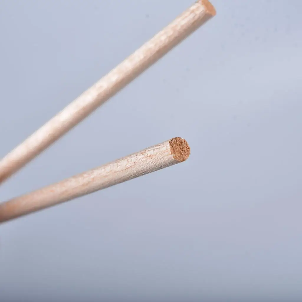 5pcs 8*250mm Craft Sticks Round Rod Balsa Wood Bar Hobby Model DIY Accessory