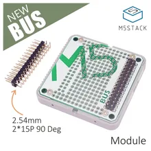 M5Stack официальный модуль шины для Arduino ESP32 IoT development kit с 2* 15pin разъем шины Штабелируемый Demoboard Proto Board