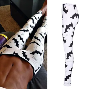 

Digital Batman Prints Leggings Women Fashion Slim Elastic Pants Trousers