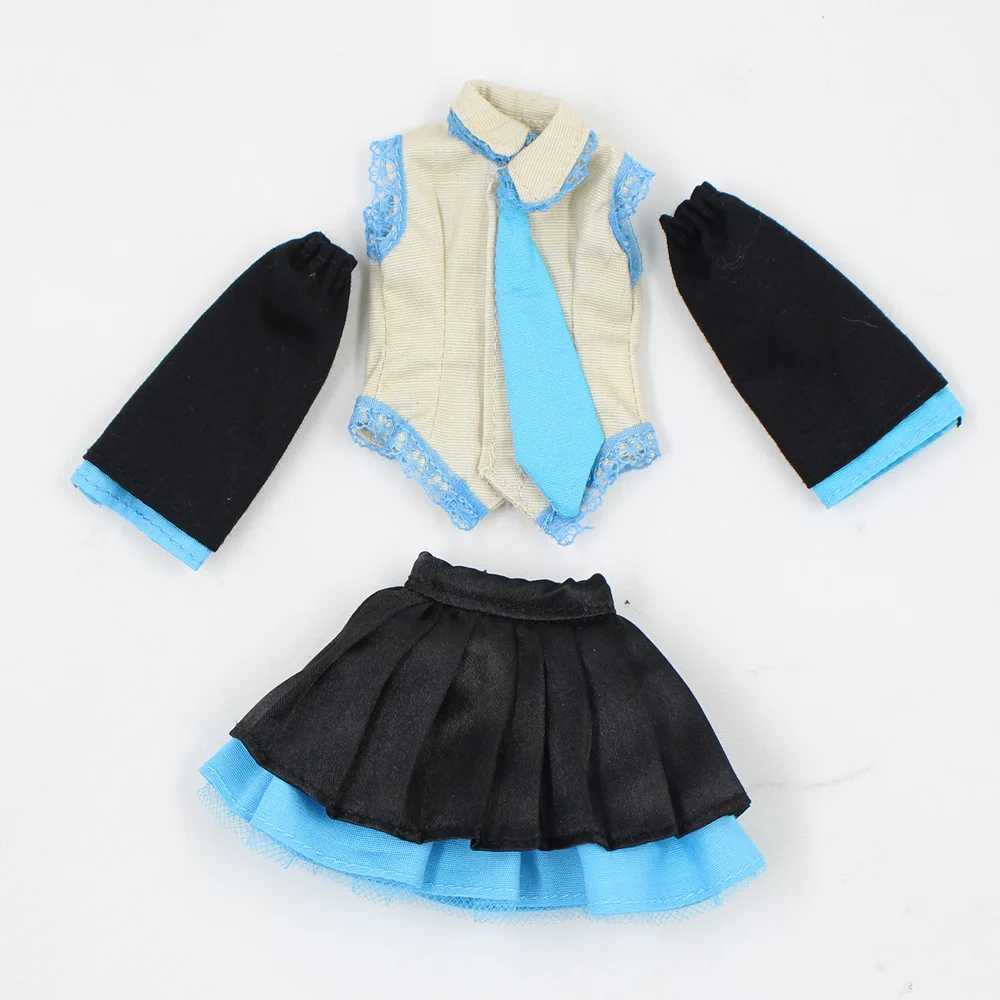 

Fortune Days Blyth doll A set of Hatsune Miku clothes dress for the 12 inch doll joint body attractive dressing Factory Blyth