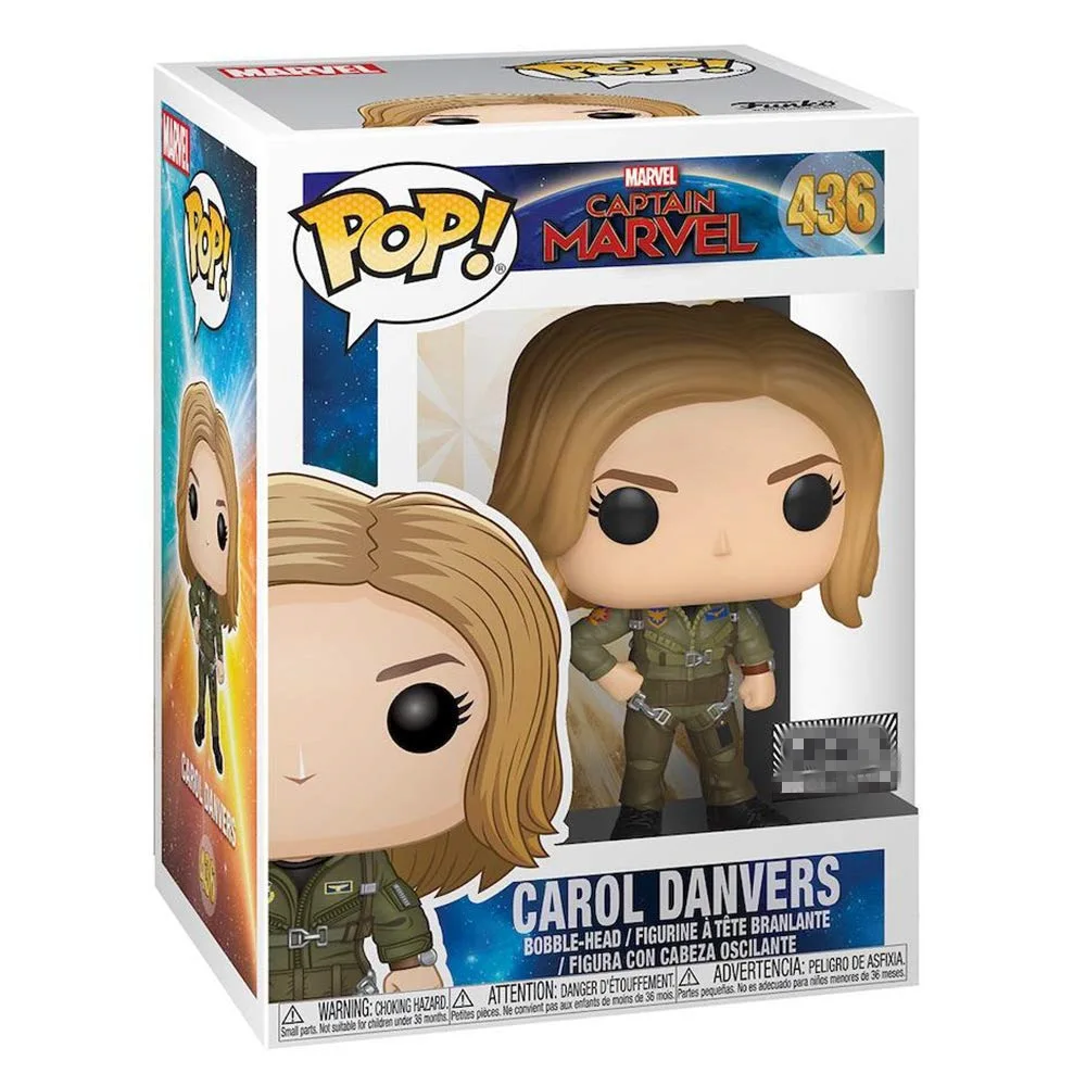 Эксклюзивная официальная виниловая экшн-фигурка Funko pop Captain Marvel - Carol danверс