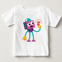 Boys New T shirt 2018 Summer Brand New Children T shirts Boys Clothes Kids Tee T Shirt 100% Cotton Robot Print Baby Boy Clothing new 2018 brand summer 100% cotton baby boys clothing toddler children kids clothes tees t shirt short sleeve t shirt boys blouse