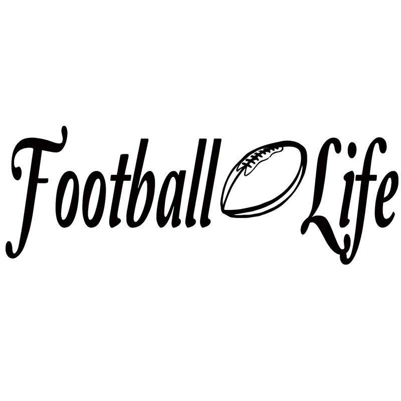 

Football Life Die Cut Vinyl Window Decal Sticker for Car Truck