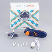 CHEERSON CX 10SD CX 10SD RC Helicopter 2 4G 4CH 6 Axis Mini Drone with LED