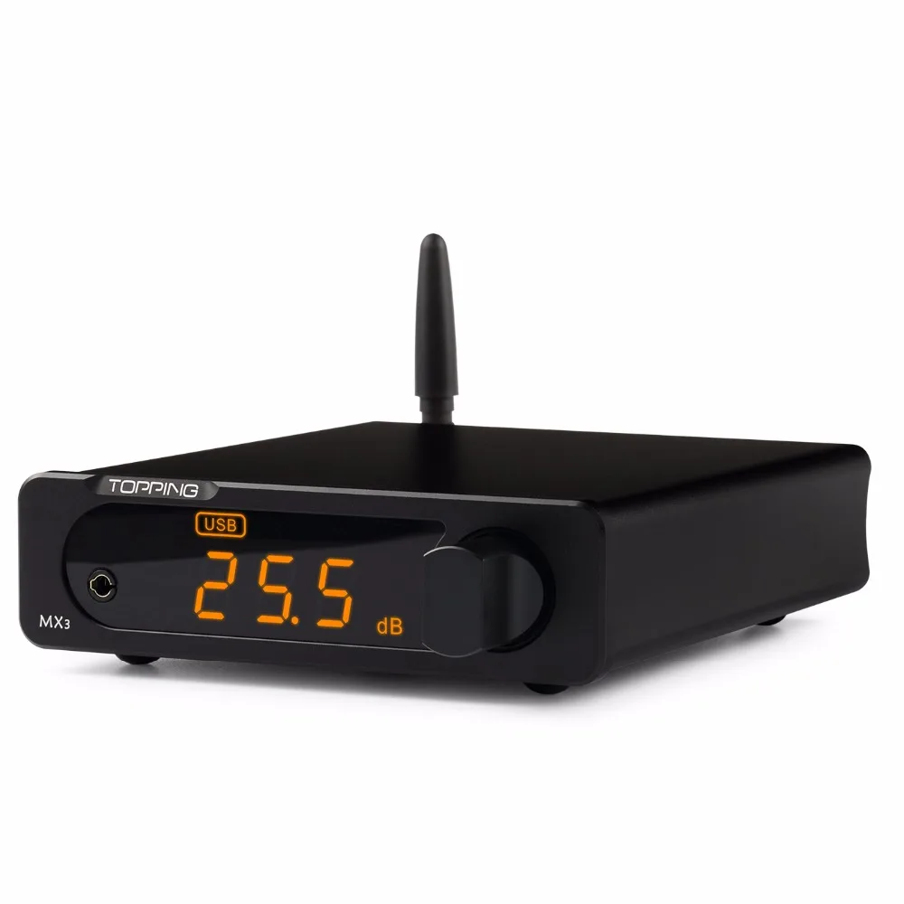 TOPPING MX3 Bluetooth цифровой усилитель USB коаксиальный волоконный декодер встроенный DAC