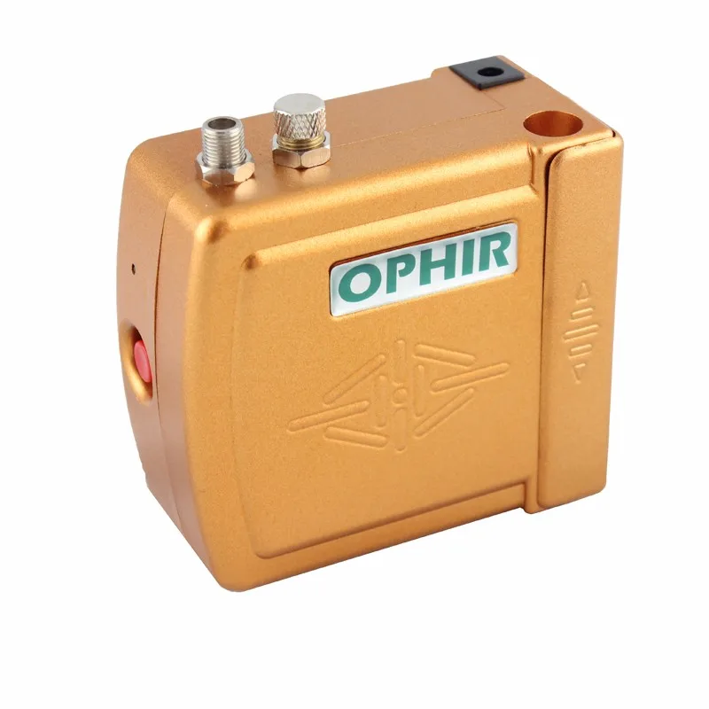 OPHIR, работающего на постоянном токе 12 В в Батарея мини воздушный компрессор для Аэрограф Комплект аэрографии хобби Косметика временные