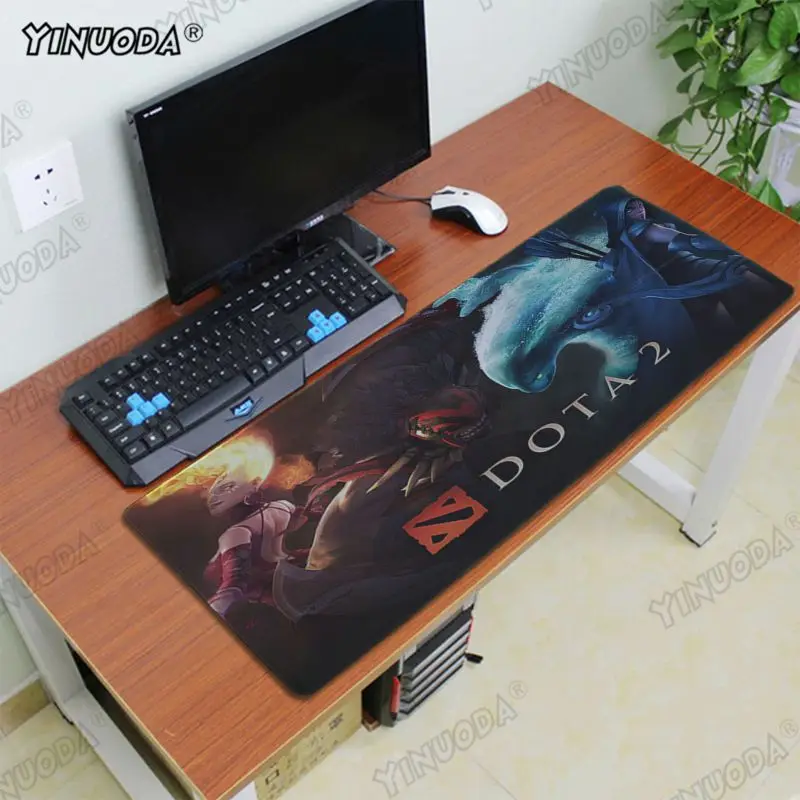 Yinuoda винтажный крутой игровой коврик Dota 2 настольный резиновый для мыши ноутбука