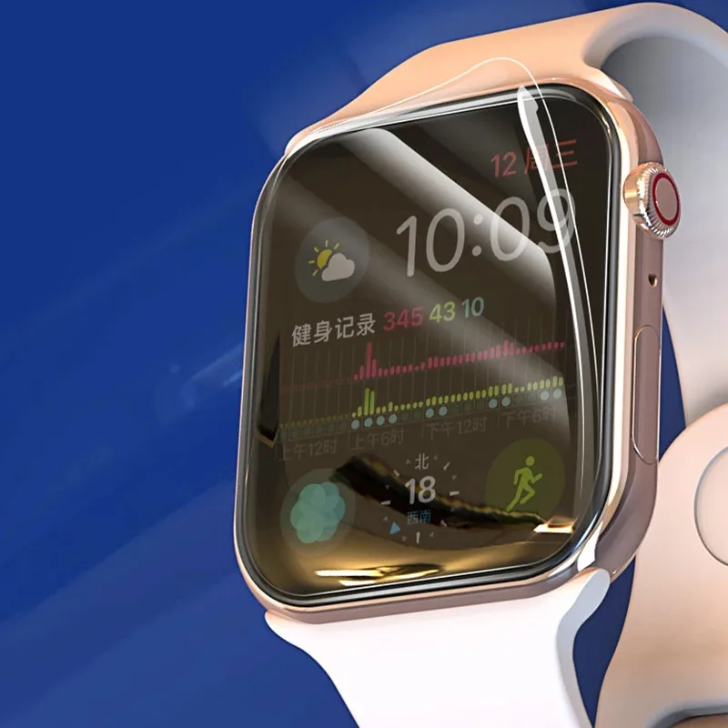 Защитная пленка для экрана с полным покрытием для iWatch 4 5 40 мм 44 мм(не закаленное стекло) для Apple Watch 3 2 38 мм 42 мм