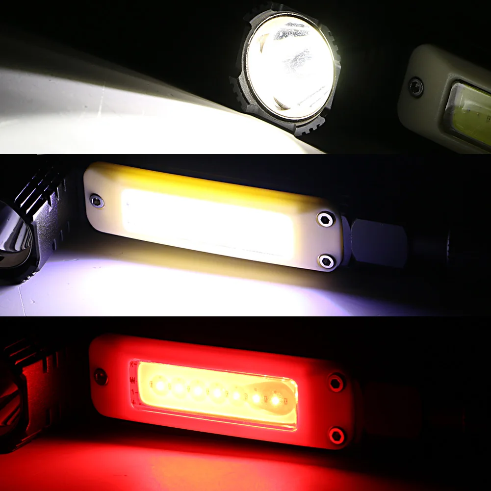 5 режимов COB XPG светодиодный налобный фонарь Белый Красный магнитный Фонарь налобный фонарь USB Перезаряжаемый Головной фонарь