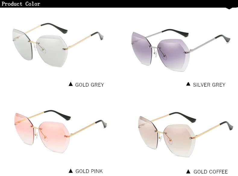 BENZEN, женские солнцезащитные очки без оправы, модные женские солнцезащитные очки, Ретро стиль, классический бренд, дизайнерские очки, защита от ультрафиолета, 6616