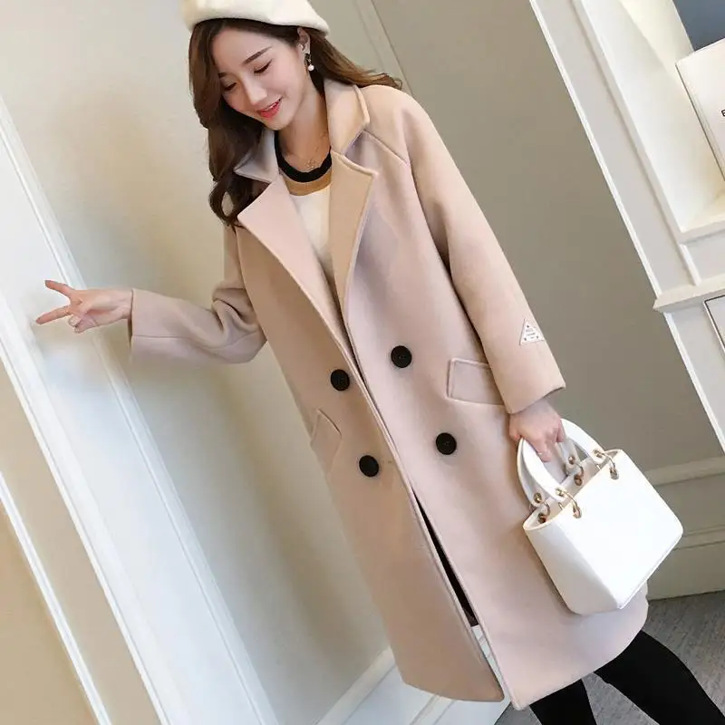 Inverno Feminino Ropa Casaco Весна Chaqueta Invierno Mujer Для женщин осень Пасечник зима РК шерсть Lunga