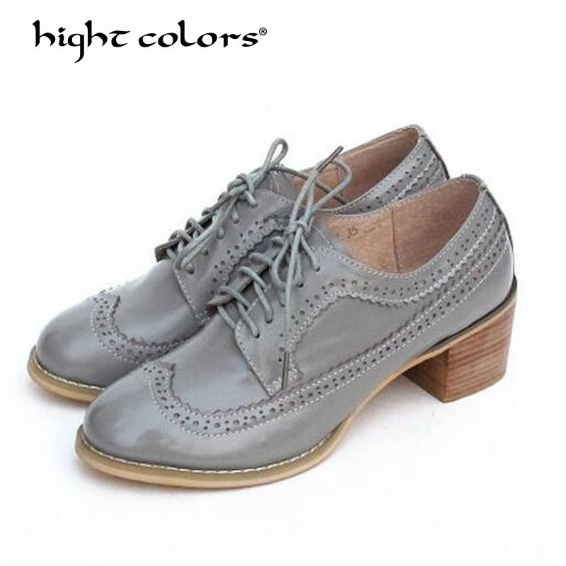 gray oxford shoes womens