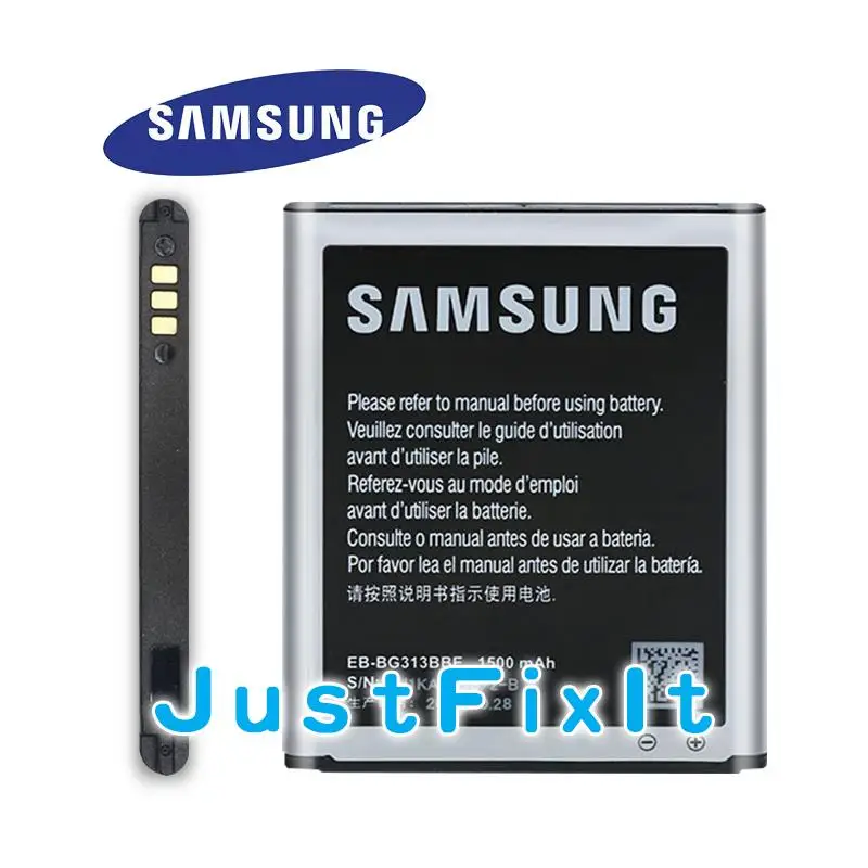 EB-BG313BBE оригинальный Батарея для samsung Galaxy ACE4 Lite G313H S7272 s7898 S7562C G318H G313m J1 Mini Prime 1500 мАч |
