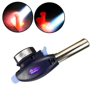 

New Gas Torch Flamethrower Butane Burner Automatic Ignition Baking Welding BBQ Camping Outdoor Hiking Fire Flame Gun