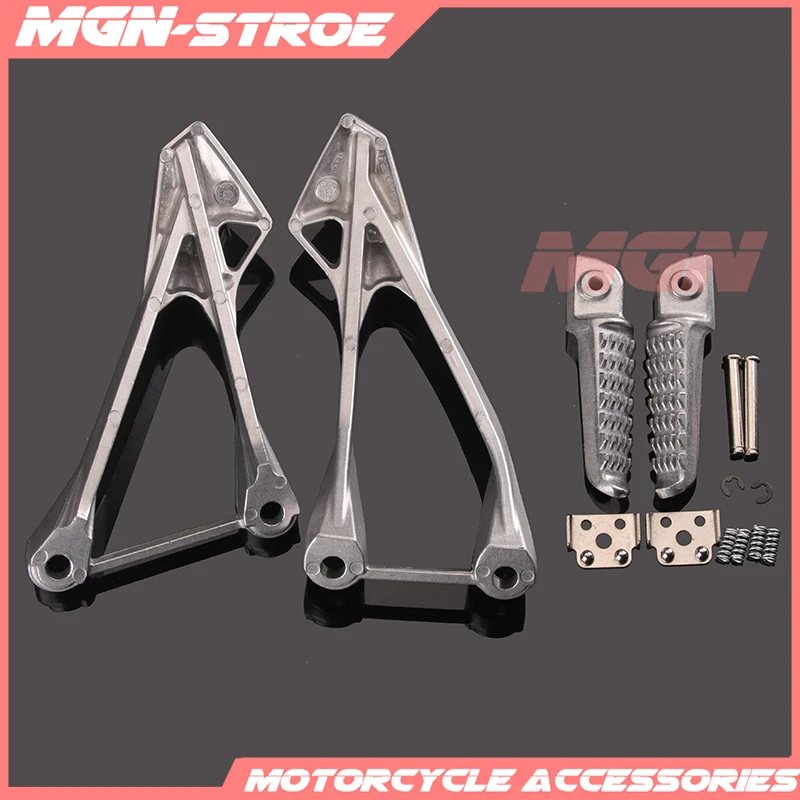 Задние подножки педали для ног кронштейн мотоцикла KAWASAKI ZX6R 2005 2008 05 06 07 08 ZX636