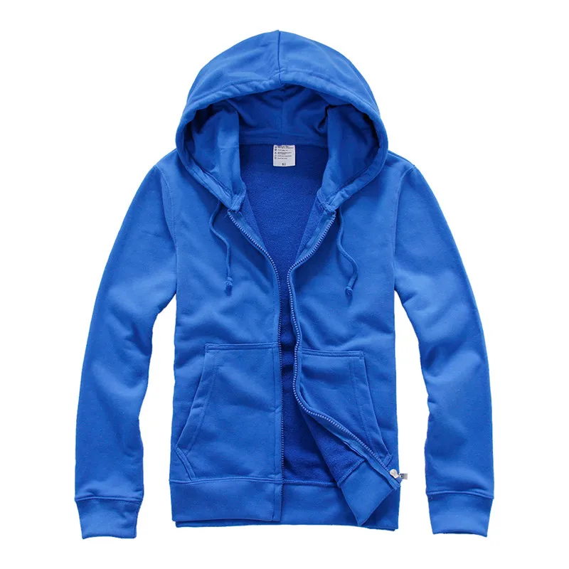 

2019 High Quality Men Hoodies Blank Pattern Casual Jacket Zipper Sweatshirts Hoodie Brand Men Hoody Jacket Coat Free Shipping