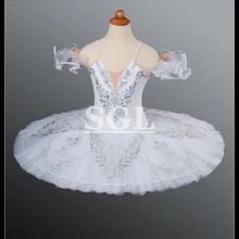 Классическая балетная пачка белый Щелкунчик для взрослых женщин и детей размер балета костюм для продажи Снежная королева AT1046D