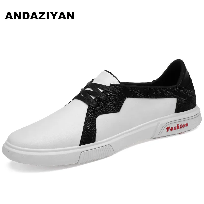 

2019 spring and summer new leather low shoes men's shoes