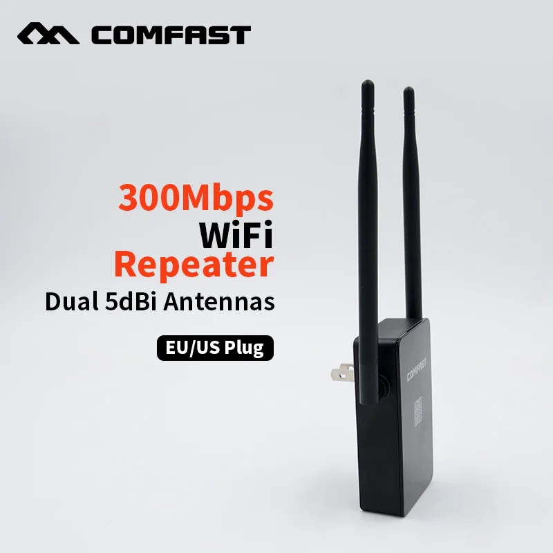 300Mbps 5dBi home use wifi repeater router Signal Booster WiFi Range Expander english firmware comfast wifi repeater CF-WR302S