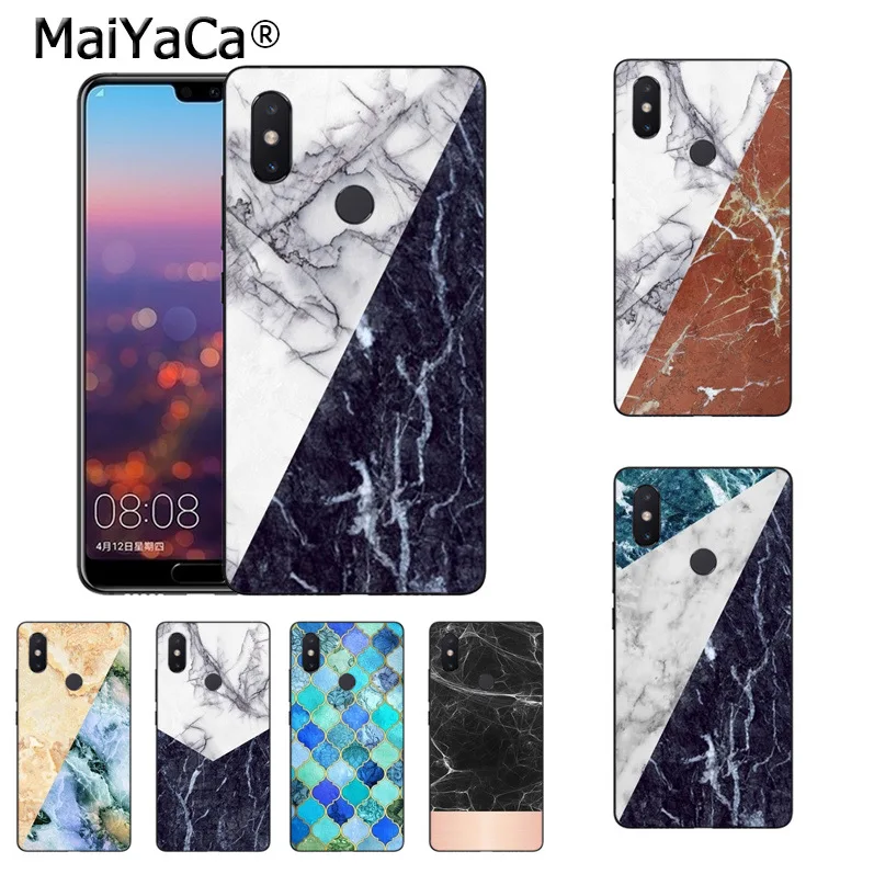 Мягкий чехол MaiYaCa для xiaomi mi 8 se 6 note3 redmi 5 5plus note5 с синим фиолетовым алмазным